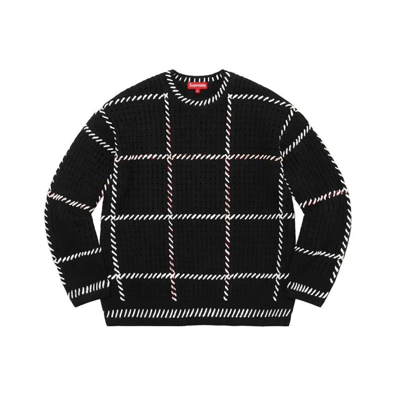 Supreme Quilt Stitch Sweater-2