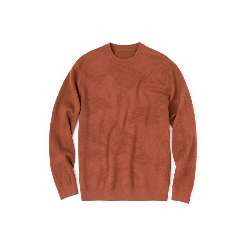 Mr.Bu Sweater Men's Saddle Brown-0