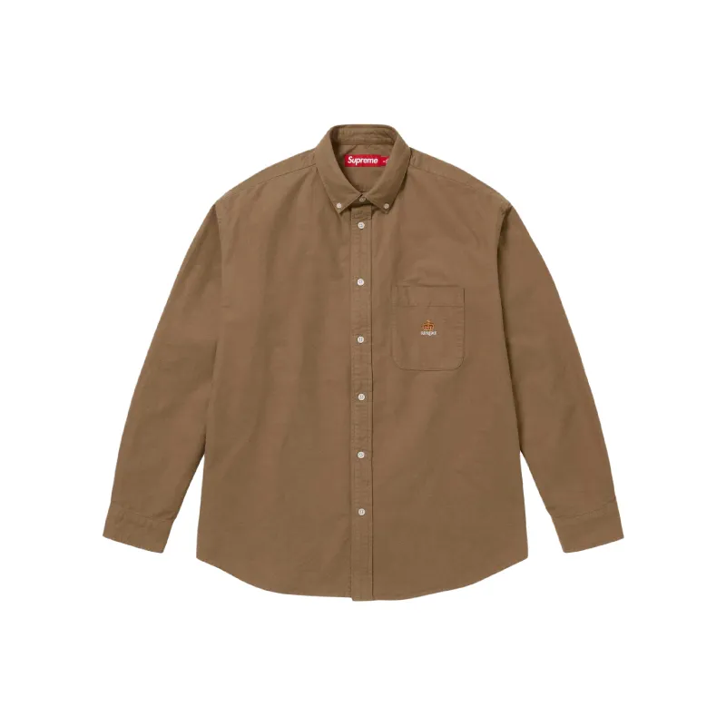 Supreme Loose Fit Flannel Oxford Shirt-3