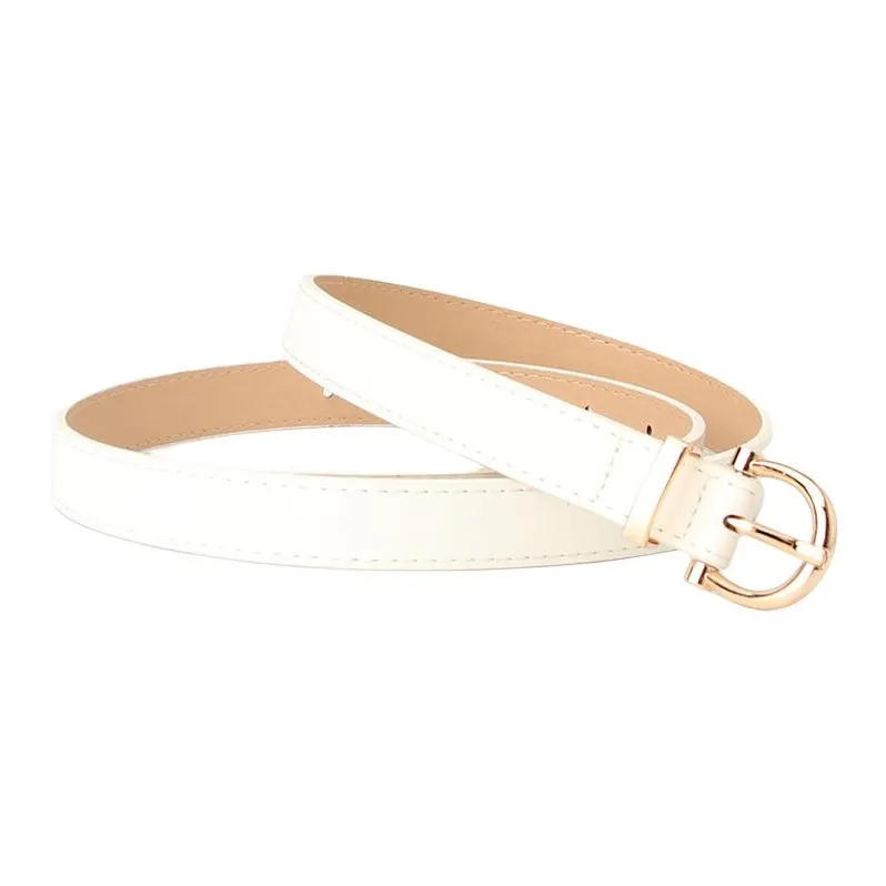 JEANSWEST PU Leather Belts Women's 2CM-6