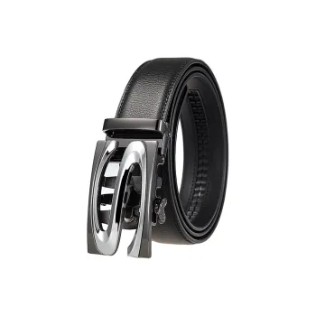YUZHAOLIN Cow Leather Belts Men's Width 3.5CM