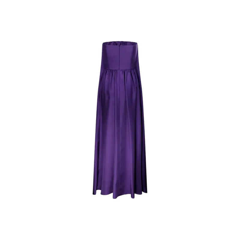 MaxMara Silk twill Bustier Dress-1