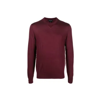 EMPORIO ARMANI Sweaters Men Burgundy