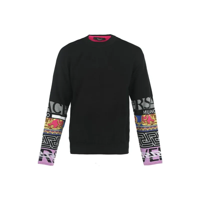 VERSACE Sweaters Men Black-0