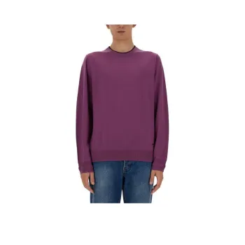 PS By Paul Smith Contrast Collar Crewneck Jumper