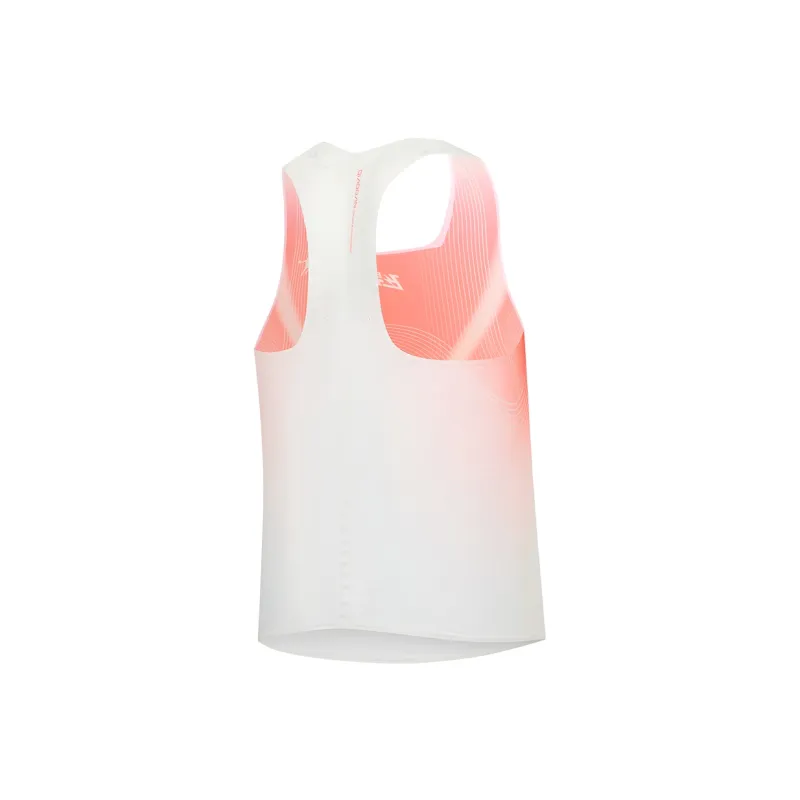 QIAODAN Feiying Tank Top Men's Radiant Fire Red Print-1