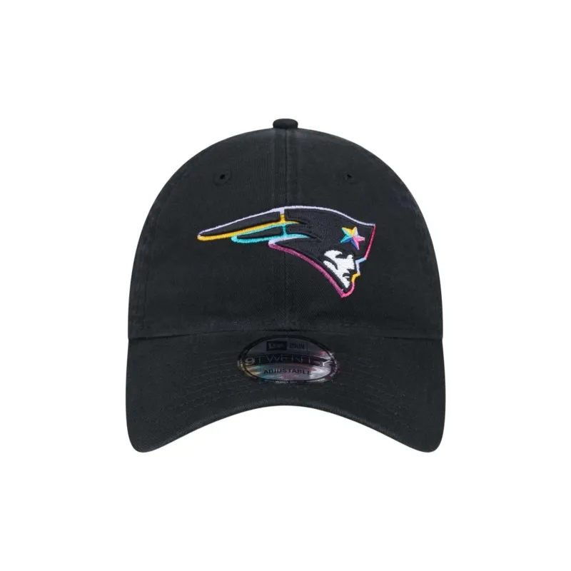 New Era 100% Cotton Baseball Caps Unisex Black-1