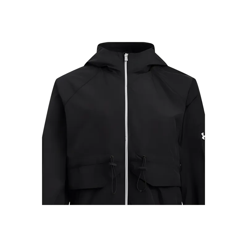 Under Armour Crinkle Wvn Jackets Coats Women's Black-1