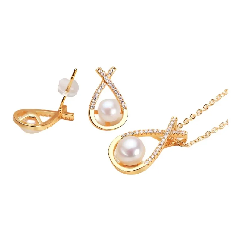 Andaozi Pearl Necklaces Women's-0