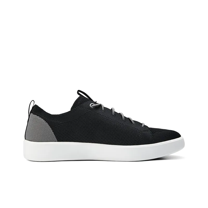 Skechers Cushioning Abrasion Resistant Breathable Slip Resistant Low Top Skateboard Shoes Men's Black-1
