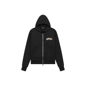 AMIRI Cherub Zip Up Hoodie