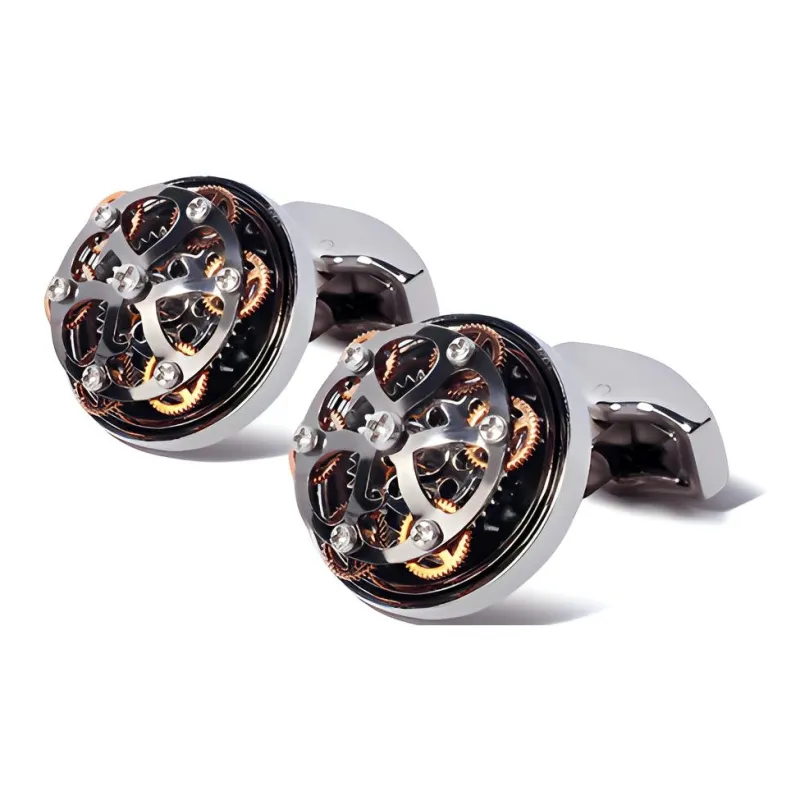 GIEVES CHARLES Cufflinks Men The King Of Gears-1