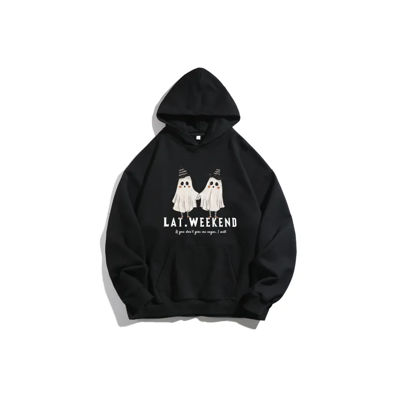 LA'T.WEEKEND Hooded Cordless Hoodie Unisex-0