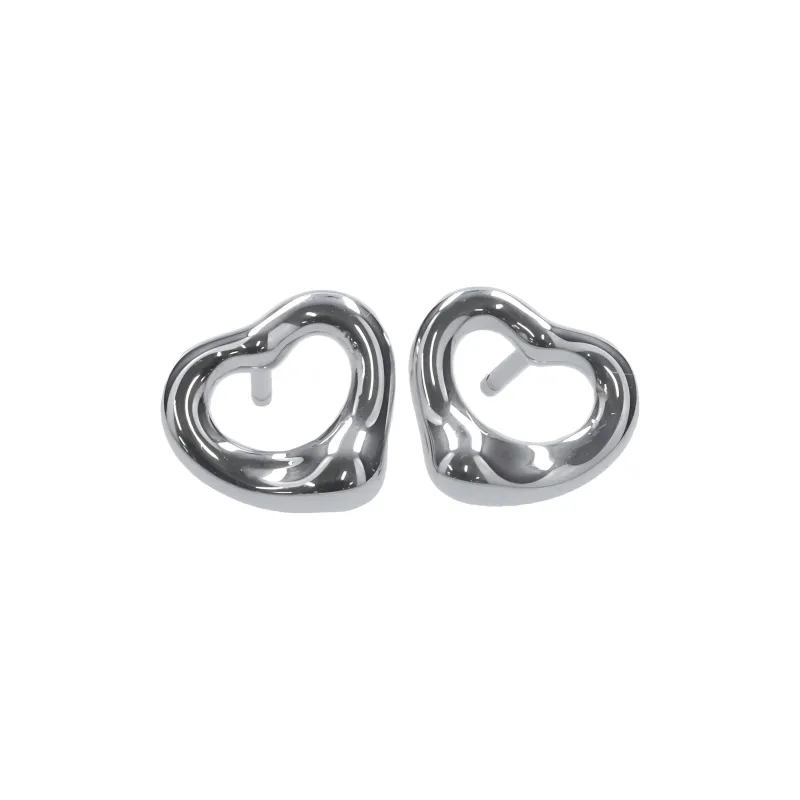 TIFFANY & CO. 925 Sterling Silver Earrings Unisex Silver-1