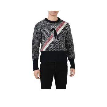 THOM BROWNE· Sweater Men's Gray
