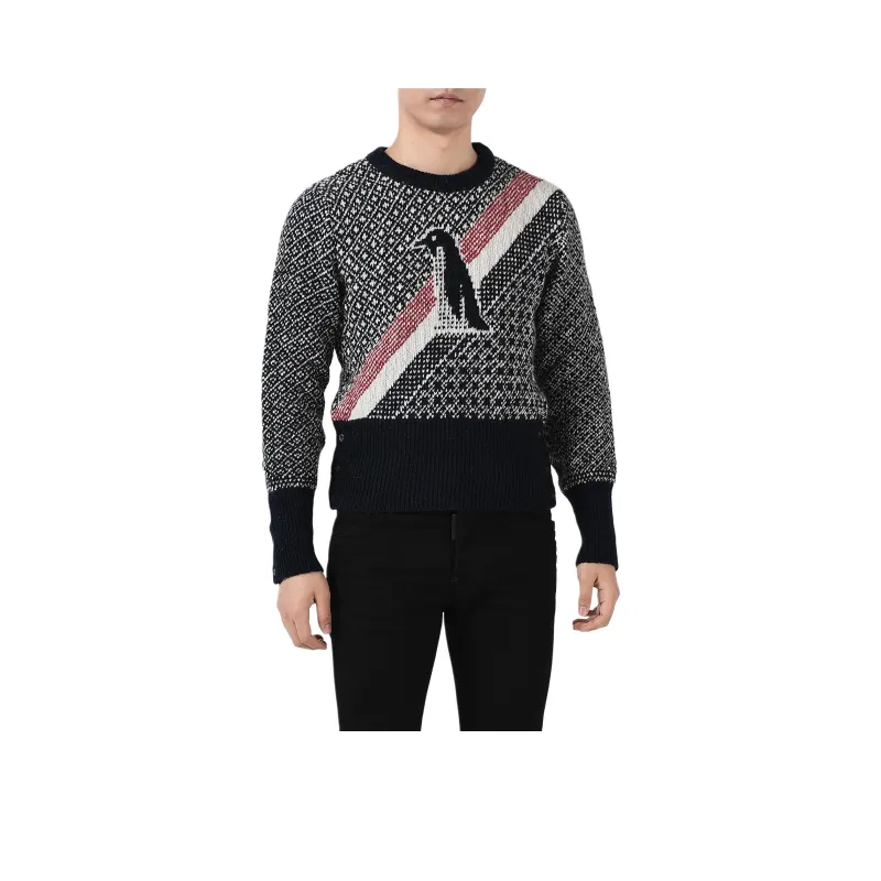 THOM BROWNE· Sweater Men's Gray-0