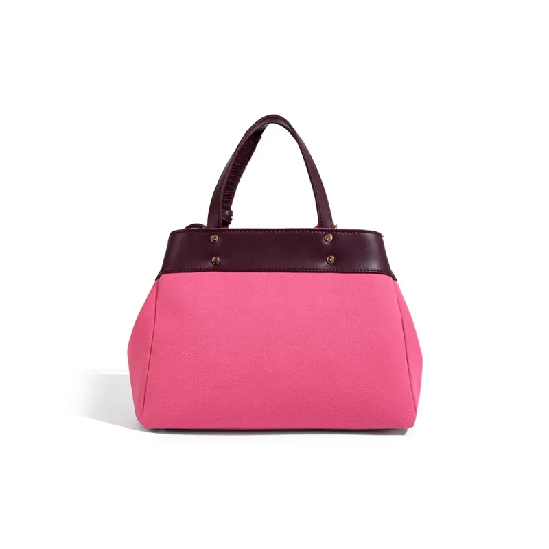Vigno Canvas Handbag, One Shoulder, Crossbody Bag Women's Multicolor-6