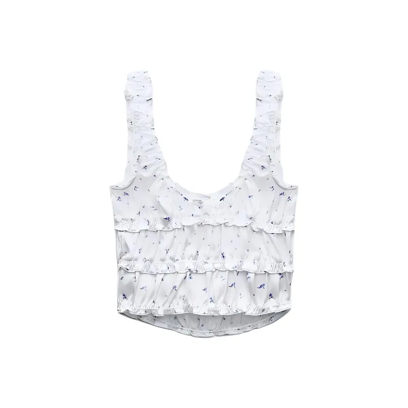 ZARA Trf Camisoles Women's Blue-1