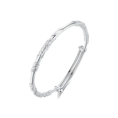 IDEAL 999 Fine Silver Bangles Women's