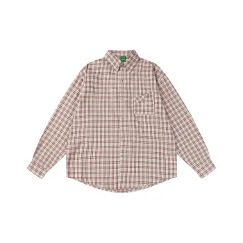 Michael Rock Shirt Men's Red Plaid