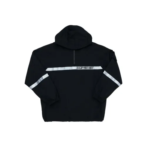 Supreme Reflective Taping Hooded Pullover