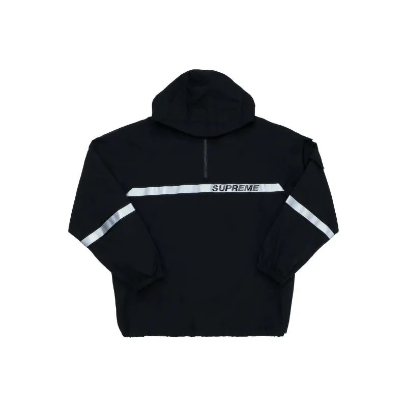 Supreme Reflective Taping Hooded Pullover-0