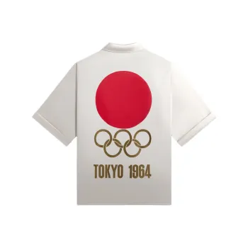 KITH Olympics Heritage Washed Satin Reade Shirt