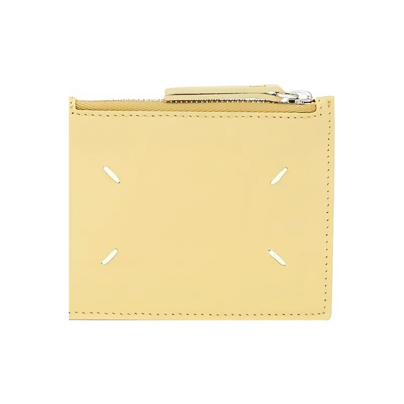 Maison Margiela Calfskin Wallet Men's Yellow-4
