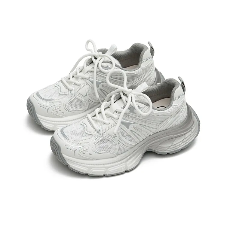 MASOOMAKE Breathable Lightweight Height Increasing Low Top Chunky Sneakers Women's-8
