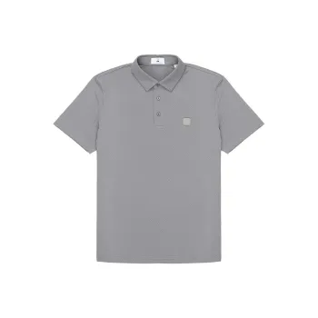 CANUDILO Polo Shirt Men's Light Gray