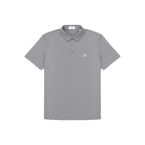 CANUDILO Polo Shirt Men's Light Gray