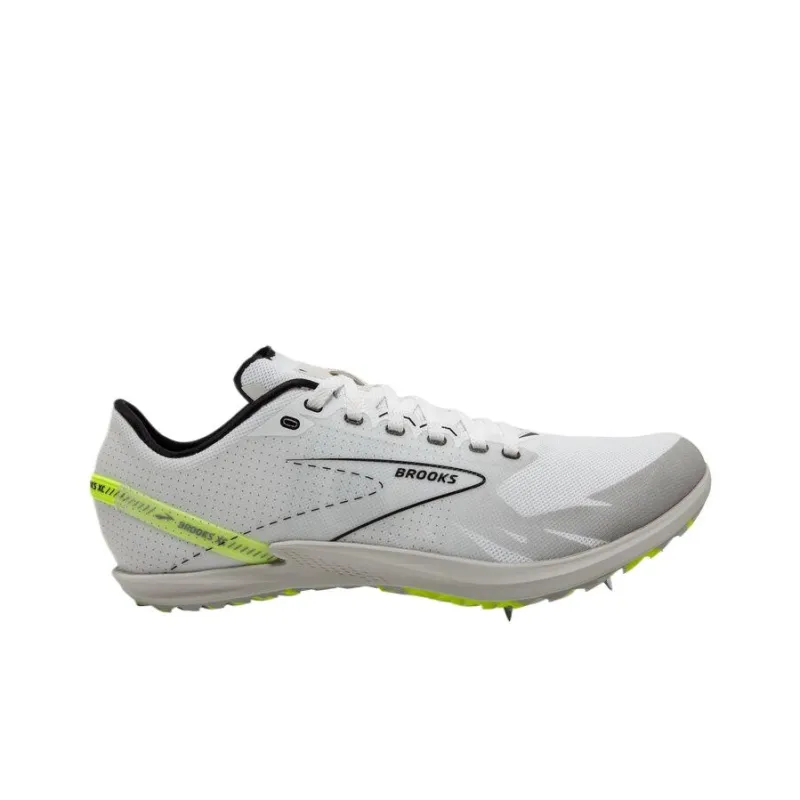 Brooks Low Top Running Shoes Unisex White Gray-1