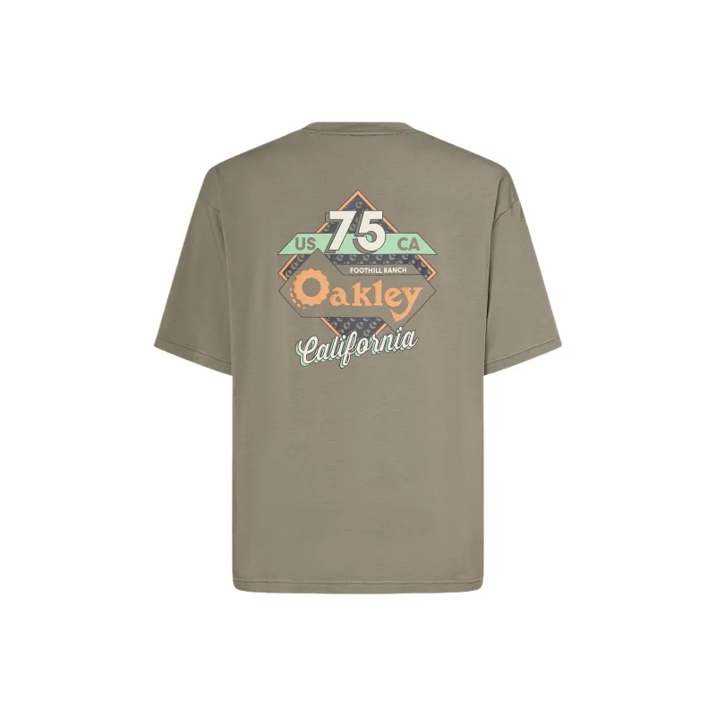 Oakley En New Retro Tee Motel 2.0 T Shirt Men's Army Green-1