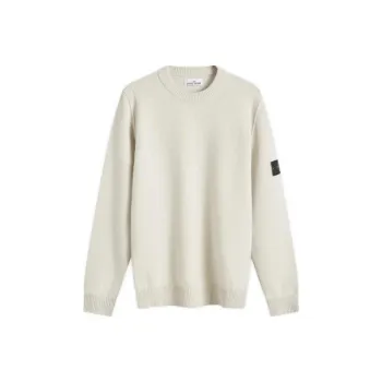 STONE ISLAND Logo Patch Crewneck Jumper