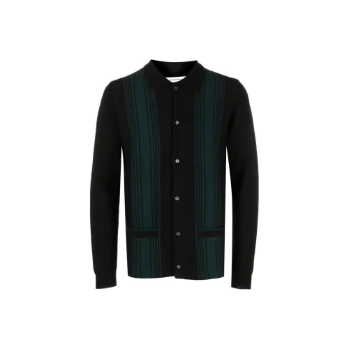 WOOD WOOD 블랙 남성 스웨터