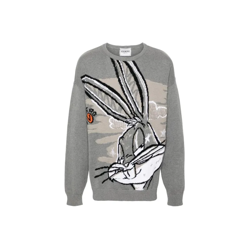 Iceberg Sweaters Men Gray-0