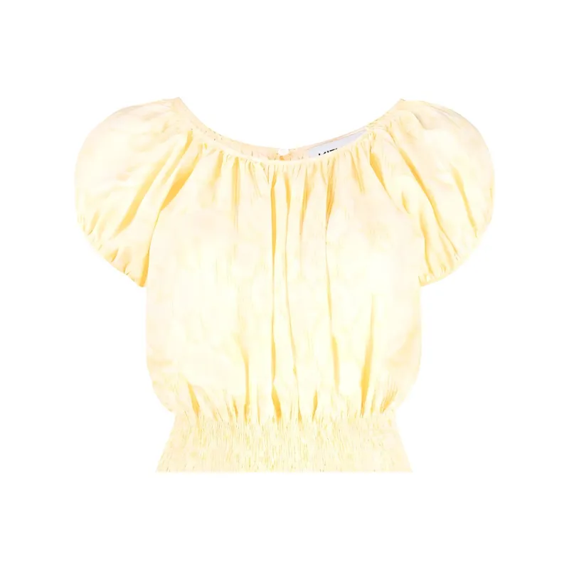 KENZO Short Sleeved Dresses Women's Yellow-4