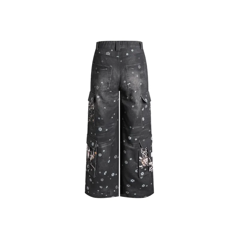 DND4DES Cargo Pants Unisex Black-1