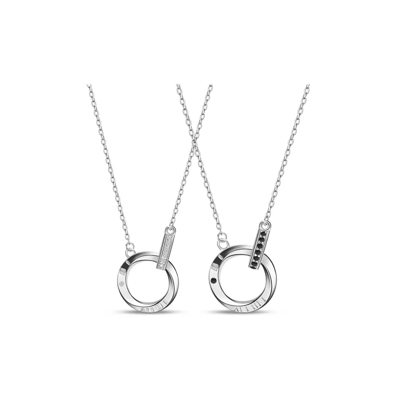 Disney Princess 925 Sterling Silver Necklaces Unisex Silver-0