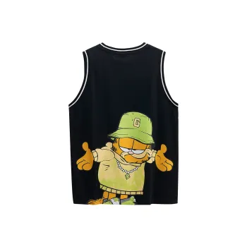 FUN X Garfield Tank Tops Unisex Black