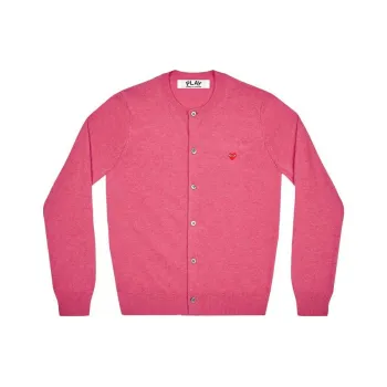 CDG Play Sweaters Unisex Pink