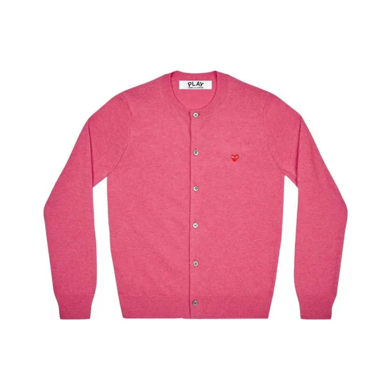 CDG Play Sweaters Unisex Pink-0