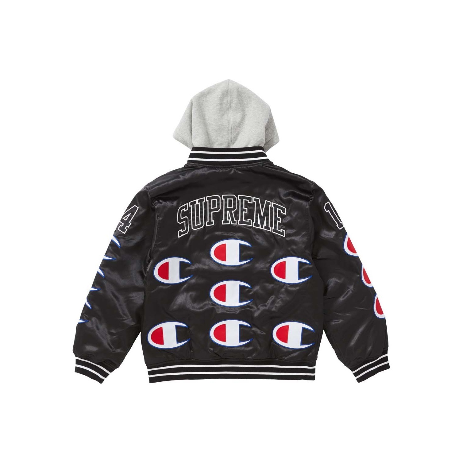Supreme Hysteric Glamour Velour Track Jacket Black S - POIZON