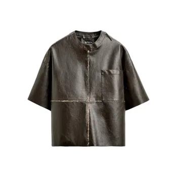 ZARA Shirts Men Brown