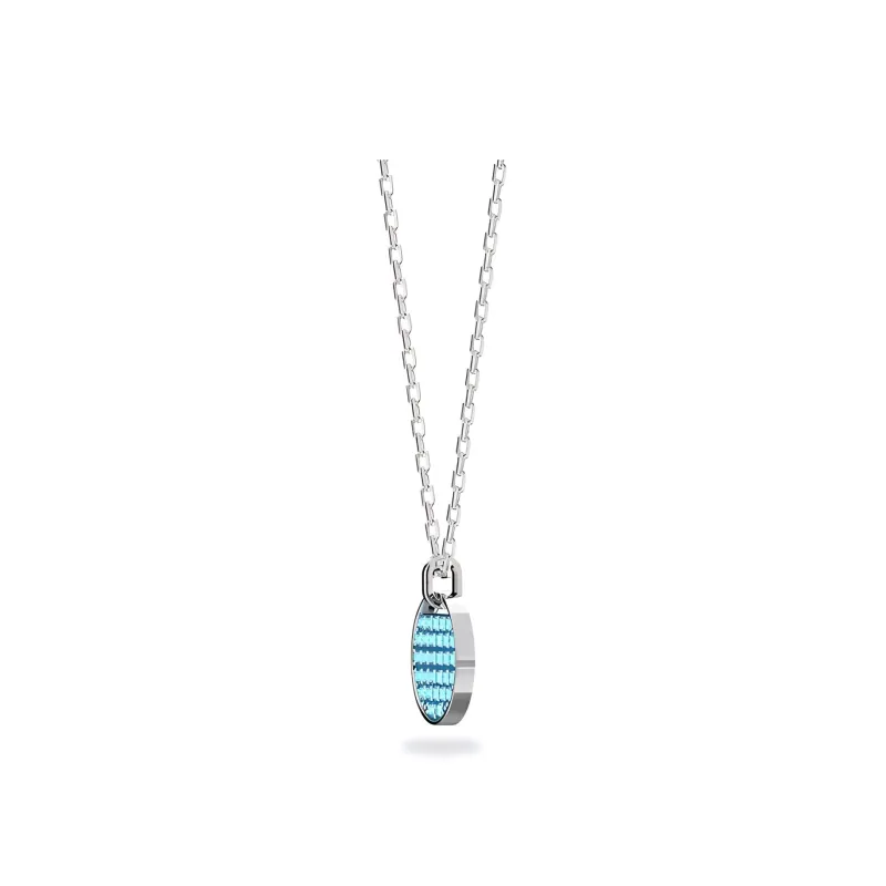 Swarovski Sublima Artificial Crystal Necklaces Unisex Blue-1