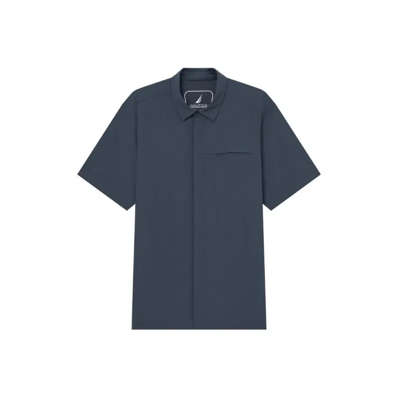 NAUTICA Shirts Men 4JN Azure Blue 242-0