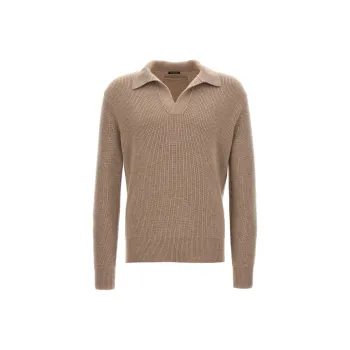 Ermenegildo Zegna V Neck Long Sleeved Jumper