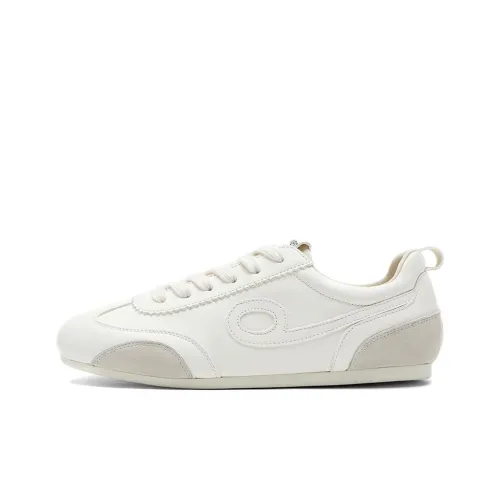 NINE WEST Low Top Casual Shoes Women's White Gray