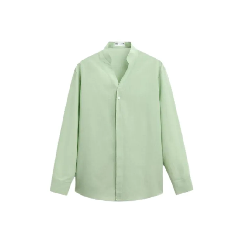 ZARA Shirts Men Lime-0