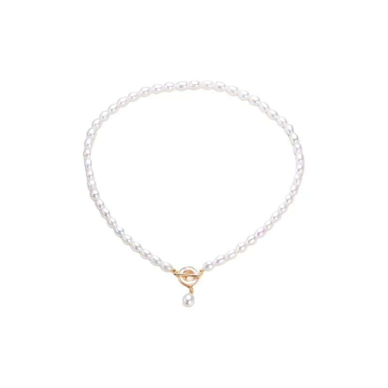 Andaozi Pearl Necklaces Women's-0